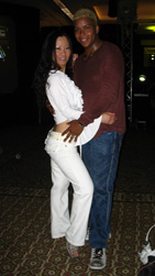Sharon and Member of Swing Latino from Colombia at LA Salsa Congress 2008