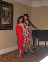 Sharon and Chinny at Arthur Murray Dance School Showcase, August 2009